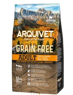MULTISERVICE Arquivet Dog Grain Free Tacchino Kg 12. Cibo Secco Per Cani