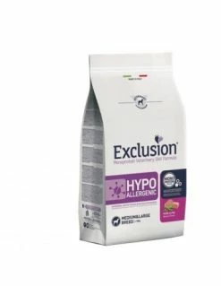 EXCLUSION DIET HYPOALLERGENIC MAIALE E PISELLI M/L KG.12