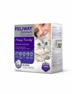 Feliway Optimum Happy Family Diffusore 48 Ml. Ansiansia Per Gatti