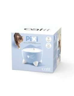 PET VILLAGE Srl Fontana Catit Pixi Blu 2,5 Litri. Ciotole E Dispenser Per Gatti . -Cibo per Cani negozio fontana catit pixi blu 25 l 1