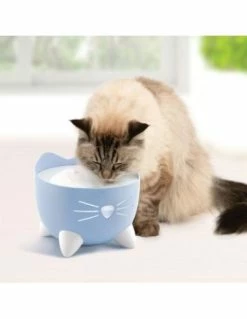 PET VILLAGE Srl Fontana Catit Pixi Blu 2,5 Litri. Ciotole E Dispenser Per Gatti . -Cibo per Cani negozio fontana catit pixi blu 25 l 3