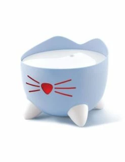 PET VILLAGE Srl Fontana Catit Pixi Blu 2,5 Litri. Ciotole E Dispenser Per Gatti . -Cibo per Cani negozio fontana catit pixi blu 25 l 8