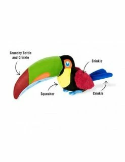 Gioco Play Animali, Tucano Peluche. Giochi Per Cani -Cibo per Cani negozio gioco play animali tucano peluche 1