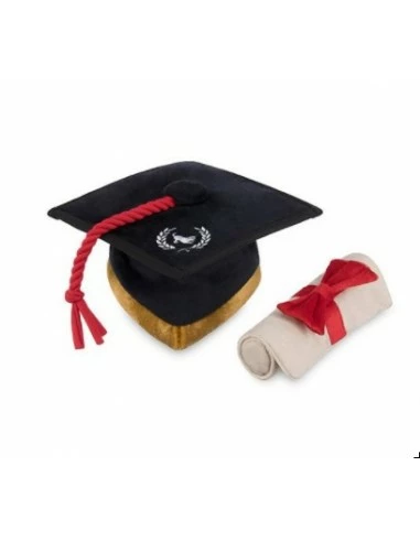 Gioco Play Back To School, Cappello Laurea Peluche. Giochi Per Cani 4 Gioco Play Back To School, Cappello Laurea Peluche. Giochi Per Cani - immagine 2