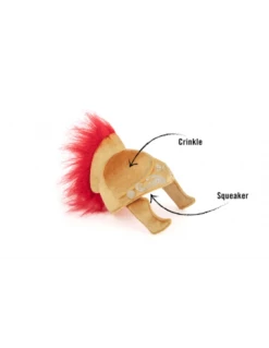 Gioco Play Cappelli, Gladiatore Peluche. Giochi Per Cani -Cibo per Cani negozio gioco play cappelli gladiatore peluche 3