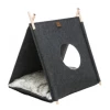 Trixie Igloo Elfie 46X52X50 Cm Antracite . Cucce/Gabbie -Cibo per Cani negozio igloo elfie 46x52x50cm antracite