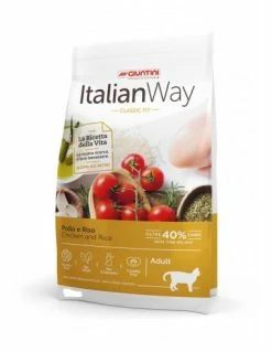 Italian Way Gatto Classic Fit Pollo E Riso Kg.1,5. Cibo Secco Per Gatti