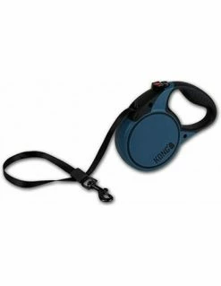 PET VILLAGE Srl Kong Terrain Misura Small 5 Metri. Blu. Guinzaglio Per Cani