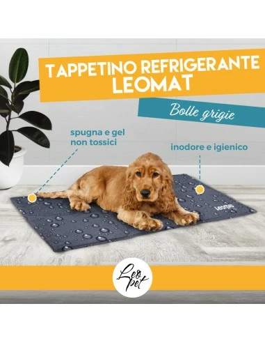 IGC LEOPET Leomat Tappetino Refrigerante Bolle Misura Media Cm 65x50 .Cucce Per Cani 6 IGC LEOPET Leomat Tappetino Refrigerante Bolle Misura Media Cm 65x50 .Cucce Per Cani - immagine 4