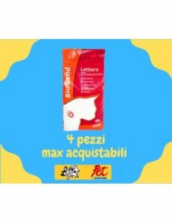 Trainer Biosand Bianca Super Lt. 15 Lettiera Agglomerante. Lettiera Per Gatti -Cibo per Cani negozio lettiera biosand super agglomerante bianca lt15 2