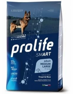 Prolife Smart Adult Medium/Large Trout And Rice Kg.2,5 Cibo Per Cani