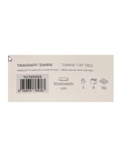 IGC LEOPET Tiragraffi Zampa 30x30x50h . Tiragraffi Per Gatti -Cibo per Cani negozio tiragraffi zampa 30x30x50h 2