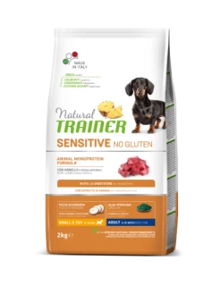 Trainer Dog Sensitive Mini Agnello E Riso No Gluten Kg 2. Mangime Per Cani