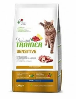TRAINER NATURAL GATTO SENSITIVE Con ANATRA Kg.1,5 PROMO