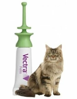 Ceva Vetem Vectra Felis 3 Pipette . Antiparassitario Per Gatti -Cibo per Cani negozio vectra felis 3 pipette antiparassitario per gatti 1